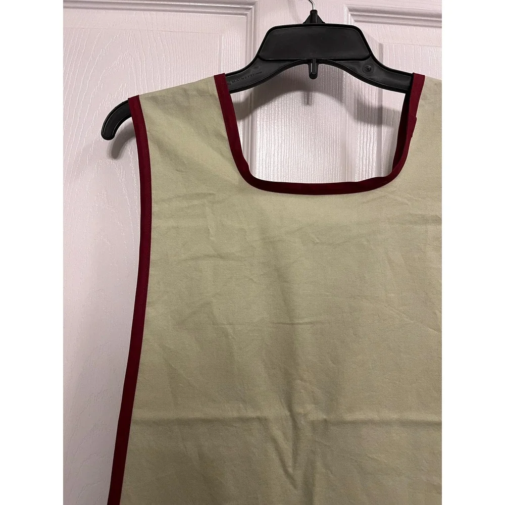 Handmade Christmas Print Apron: Santa Kitchen Apron, Adult XS-XL